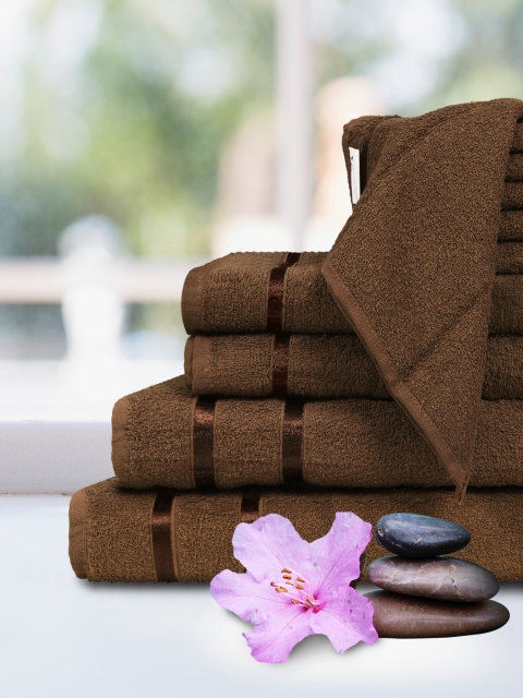 

Story@home Set of 10 Brown 450 GSM Towels