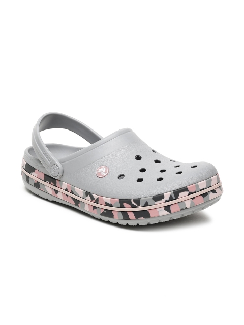 

Crocs Unisex Grey Solid Clogs