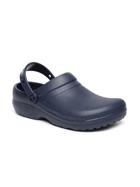 

Crocs Unisex Navy Navy Blue Solid Clogs