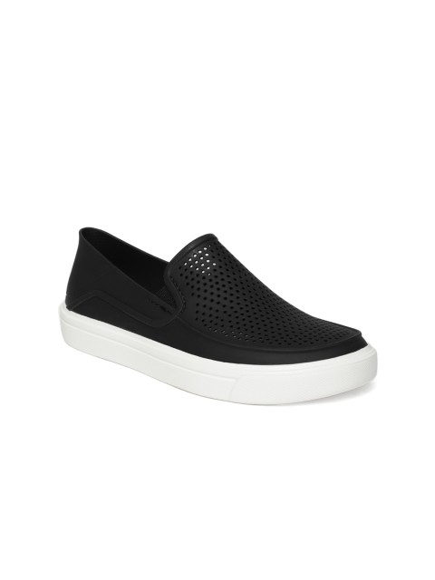 

Crocs Women Black Slip-On Sneakers