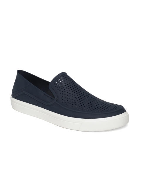 

Crocs Men Navy Blue Slip-On Sneakers