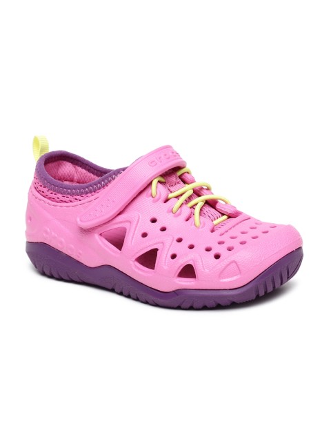 

Crocs Kids Pink Solid Clogs