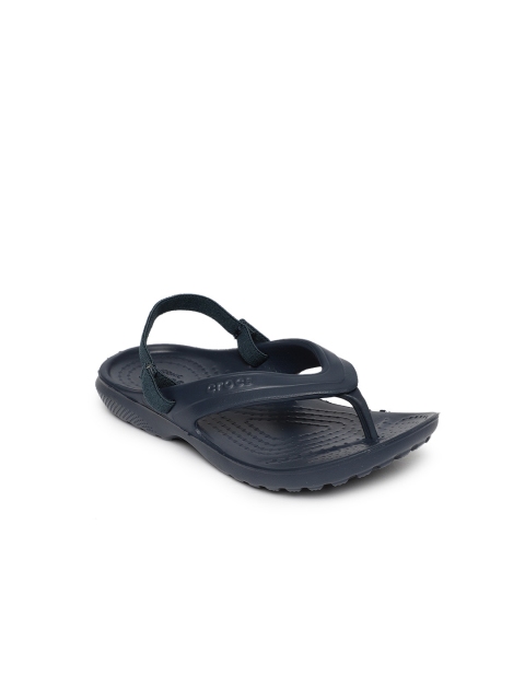

Crocs Kids Navy Blue Solid Thong Flip-Flops