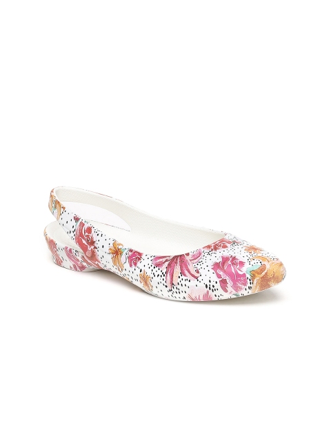 

Crocs Women White Printed Flats