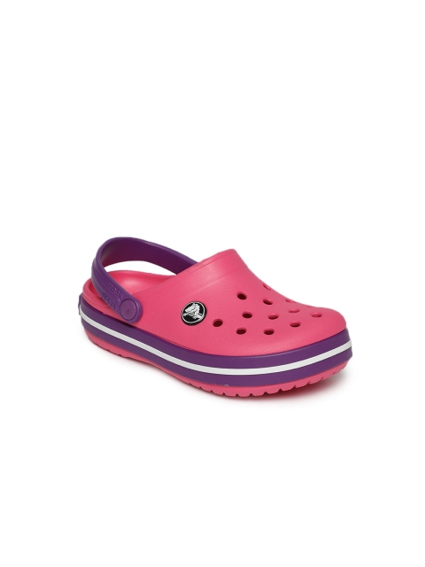 

Crocs Kids Pink Solid Clogs