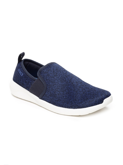 

Crocs Men Navy Blue Slip-On Sneakers