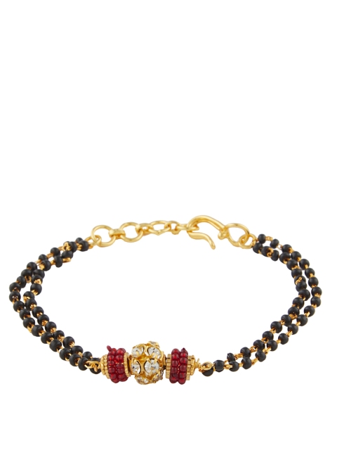 

Sia Art Jewellery Gold-Toned Metal Gold-Plated Bangle-Style Bracelet