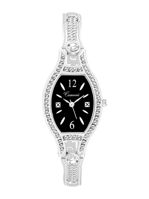 

Camerii Women Black Analogue Watch