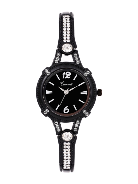 

Camerii Women Black Analogue Watch