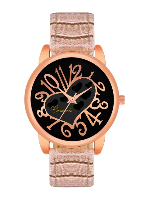 

Camerii Women Copper-Toned Analogue Watch