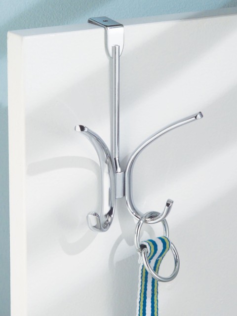 

INTERDESIGN Steel-Toned Stainless Steel Door Hook Set