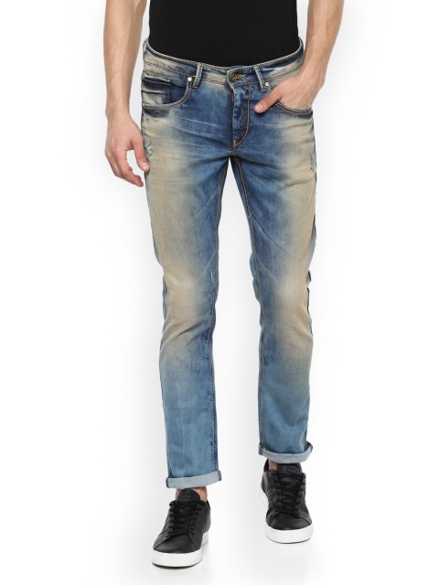 

SPYKAR Men Blue Skinny Fit Low-Rise Clean Look Jeans