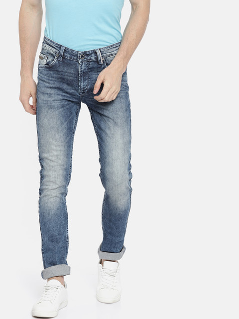 

SPYKAR Men Blue Slim Fit Low-Rise Clean Look Stretchable Jeans