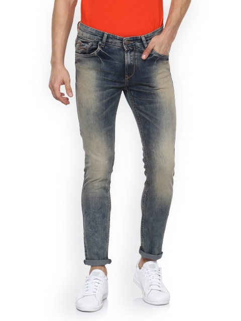 

SPYKAR Men Blue Super Skinny Fit Low-Rise Clean Look Jeans