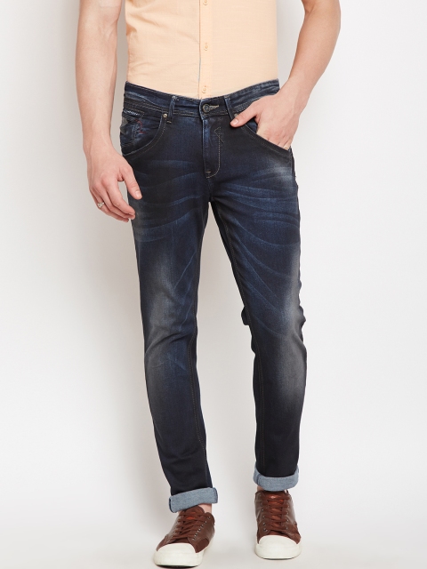 

SPYKAR Men Blue Skinny Fit Low-Rise Clean Look Stretchable Jeans