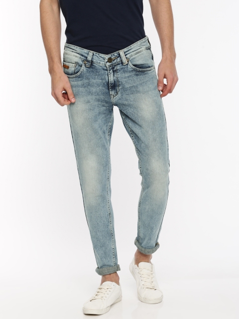 

SPYKAR Men Blue Super Skinny Fit Low-Rise Clean Look Stretchable Jeans