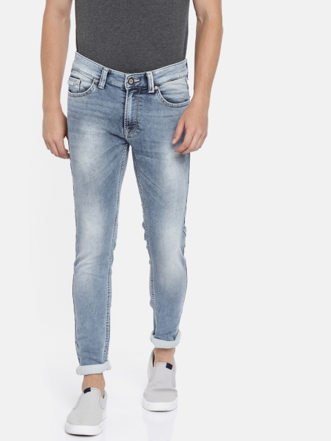 

SPYKAR Men Blue Super Skinny Fit Low-Rise Clean Look Stretchable Jeans