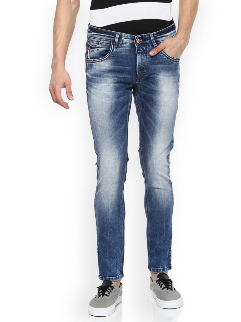 

SPYKAR Men Blue Skinny Fit Low-Rise Clean Look Jeans