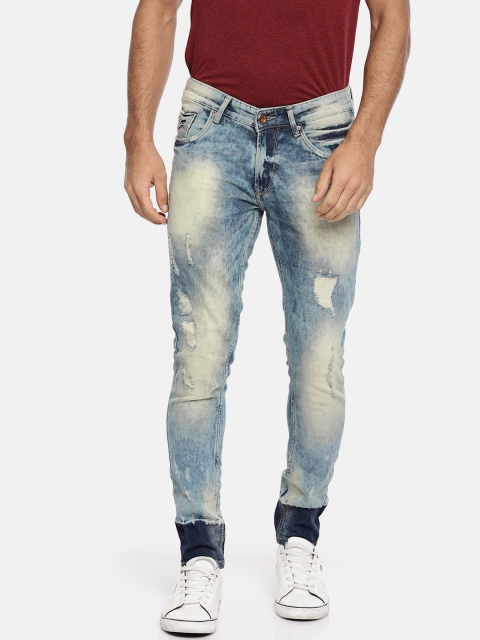 

SPYKAR Men Blue Super Skinny Fit Low-Rise Casual Jeans