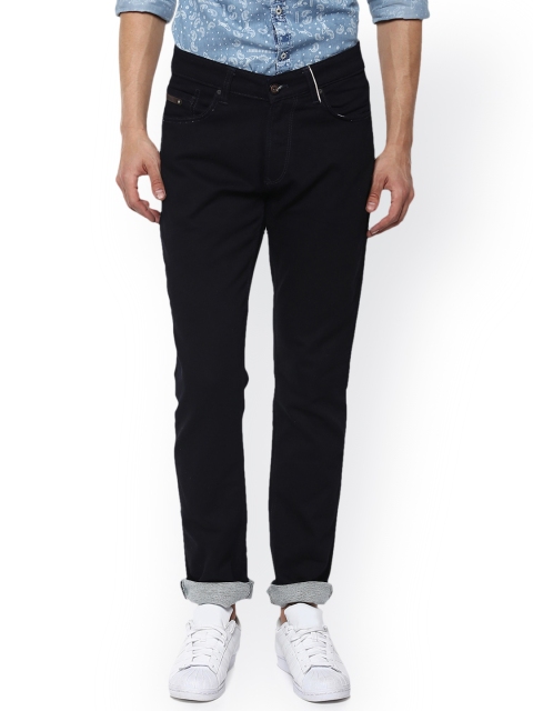 

SPYKAR Men Black Tapered Fit Low-Rise Clean Look Jeans