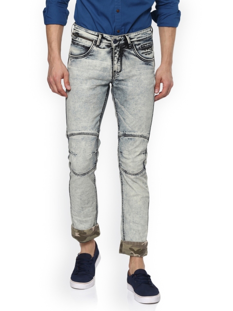 

SPYKAR Men Grey Slim Fit Low-Rise Clean Look Jeans