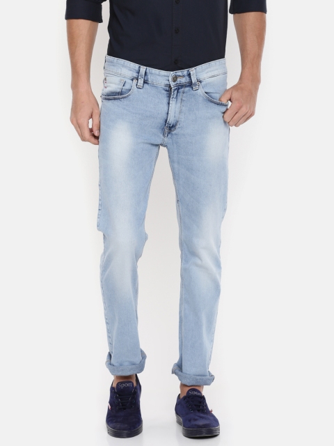 

SPYKAR Men Blue Slim Straight Fit Low-Rise Clean Look Stretchable Jeans