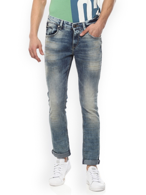 

SPYKAR Men Blue Skinny Fit Low-Rise Clean Look Jeans