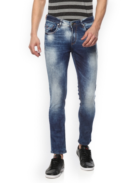 

SPYKAR Men Blue Super Skinny Fit Low-Rise Clean Look Jeans