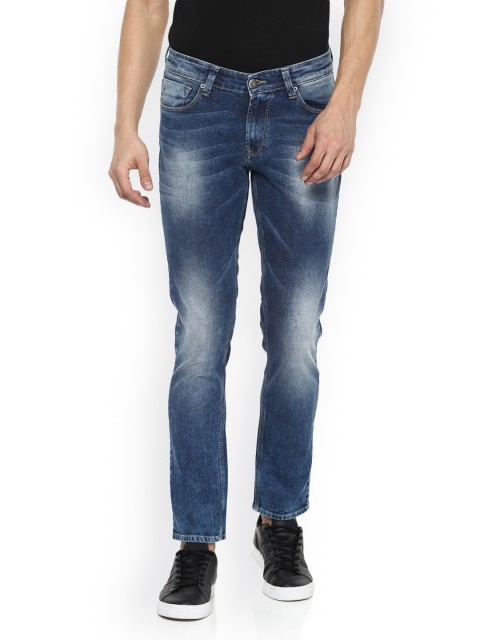 

SPYKAR Men Blue Skinny Fit Low-Rise Clean Look Jeans