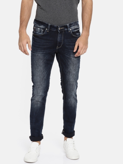 

SPYKAR Men Blue Skinny Fit Low-Rise Clean Look Stretchable Jeans