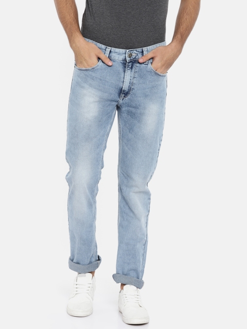 

SPYKAR Men Blue Tapered Fit Low-Rise Clean Look Stretchable Jeans