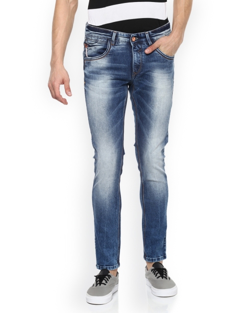 

SPYKAR Men Blue Skinny Fit Low-Rise Clean Look Jeans