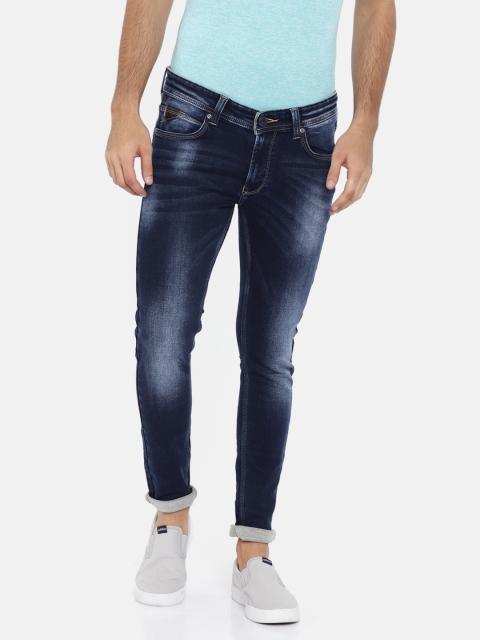 

SPYKAR Men Blue Super Skinny Fit Low-Rise Clean Look Jeans