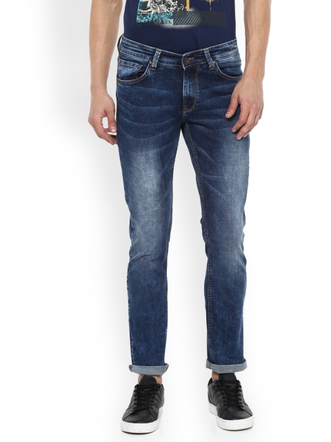 

SPYKAR Men Blue Skinny Fit Low-Rise Jeans