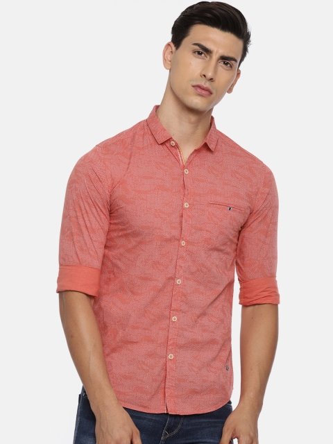 

SPYKAR Men Coral Slim Fit Printed Casual Shirt