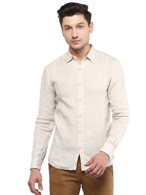 

SPYKAR Men Brown Slim Fit Solid Casual Shirt