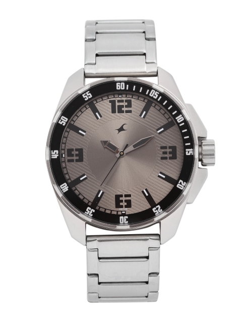 

Fastrack Men Silver-Toned Analogue Watch NK3084SM02