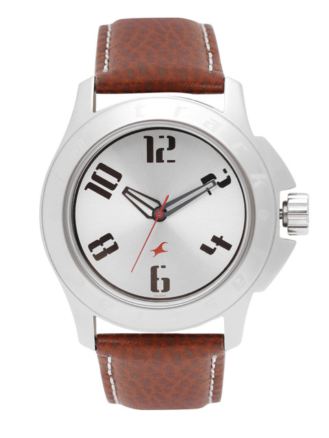 

Fastrack Men Silver-Toned Analogue Watch
