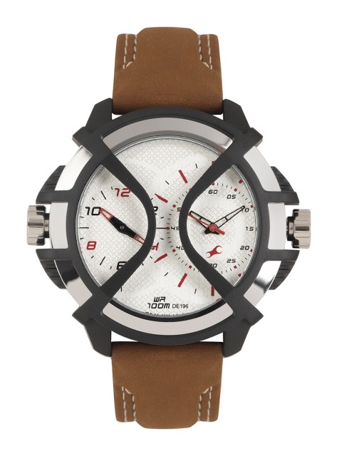 

Fastrack Men Off White Analogue Watch NK38016PL02_OR