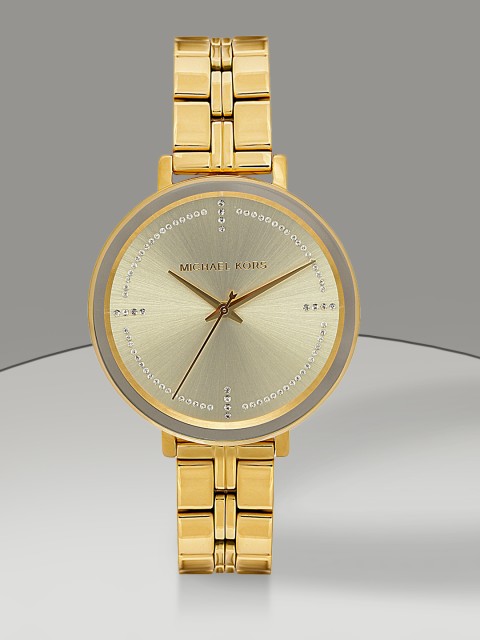 

Michael Kors BRIDGETTE Women Gold Analogue Watch MK3792