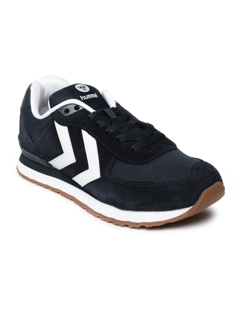 

hummel Men Navy Blue EIGHTYONE Suede Sneakers