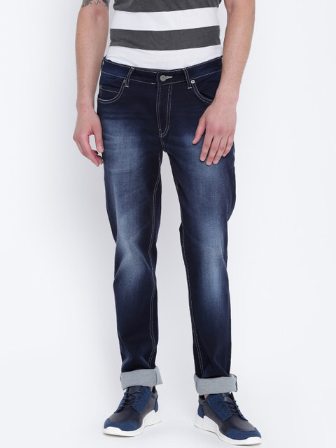 

Blackberrys Men Blue Slim Fit Low-Rise Clean Look Stretchable Jeans