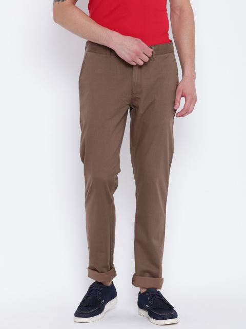 

Blackberrys Men Brown Printed Trousers