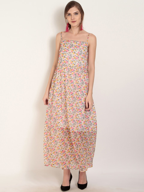 

Abiti Bella Women Multicoloured Printed Maxi Dress, Multi