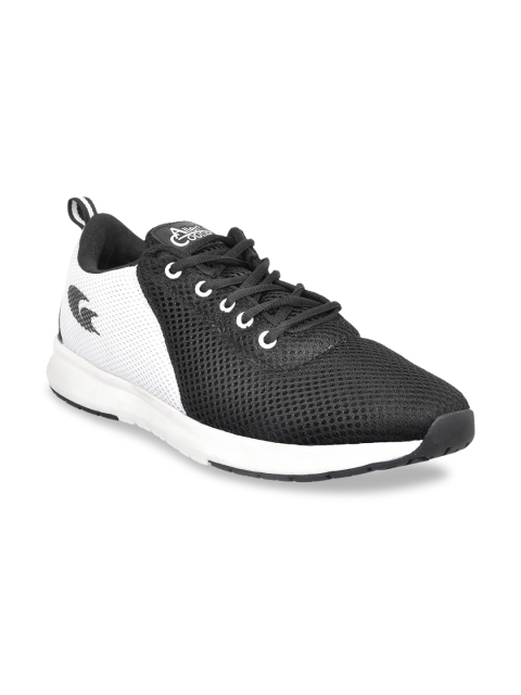 

Allen Cooper Men White & Black Colourblocked Running Shoes