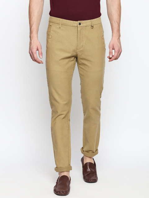

Rex Straut Jeans Men Khaki Regular Fit Solid Regular Trousers