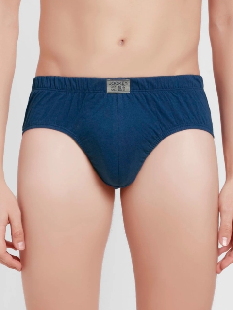

Jockey Men Assorted Solid Briefs 8035-0110