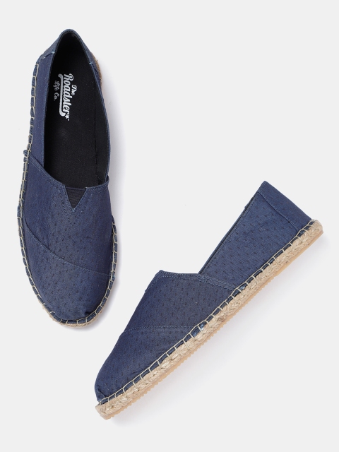 

Roadster Men Navy Blue Printed Espadrilles