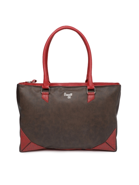 

Baggit Brown & Red Solid Shoulder Bag
