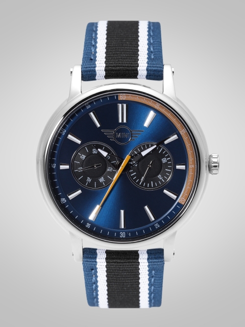 

MINI Men Navy Blue Multifunction Watch 160911
